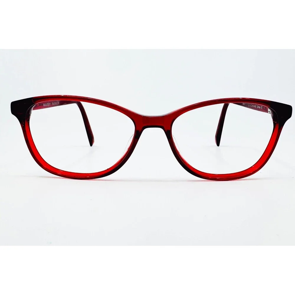 Warby Parker Daisy M 623 Eyeglasses Women Red Cat Eye 52-16-140